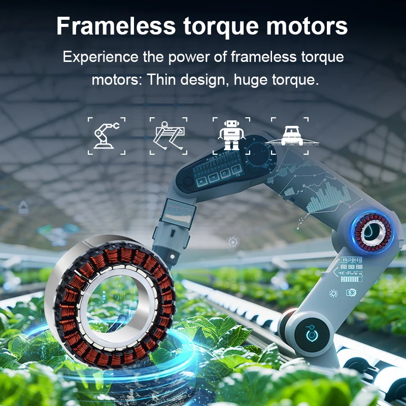 48V 1500rpm 267w高精度ロボット用フレームレス - Direct Drive Servo Motor Robotics のレビューと価格